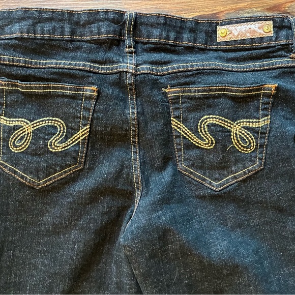 Y2K Southpole Women’s Dark Wash Bootcut Jeans Size 11 Low Rise Streetwear Denim - Picture 15 of 15